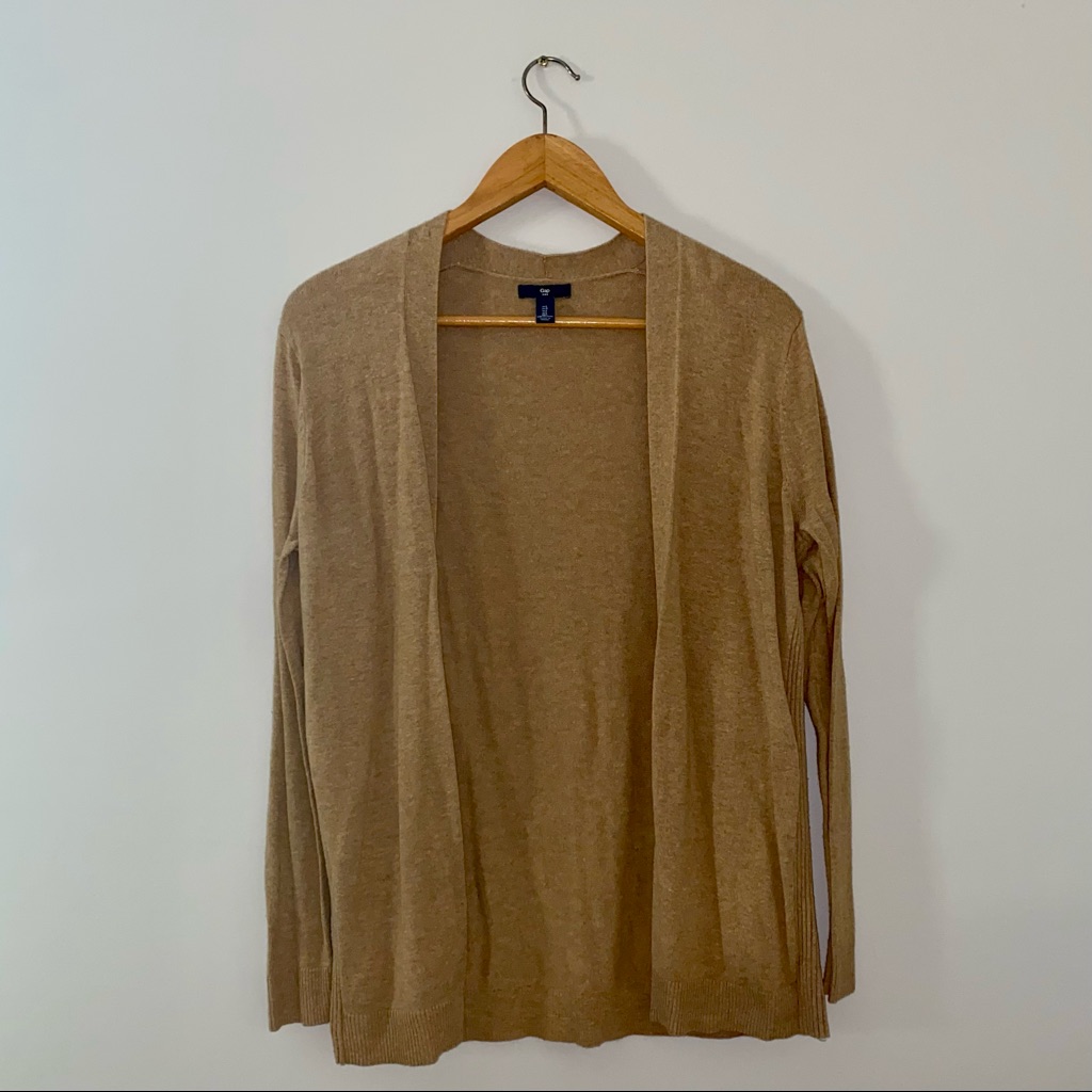 Basic Tan Cardigan